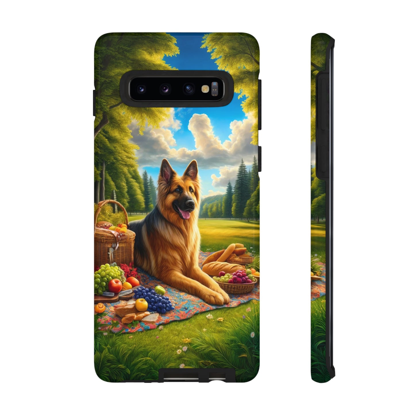 German Shepherd Giving a Speech Phone Case