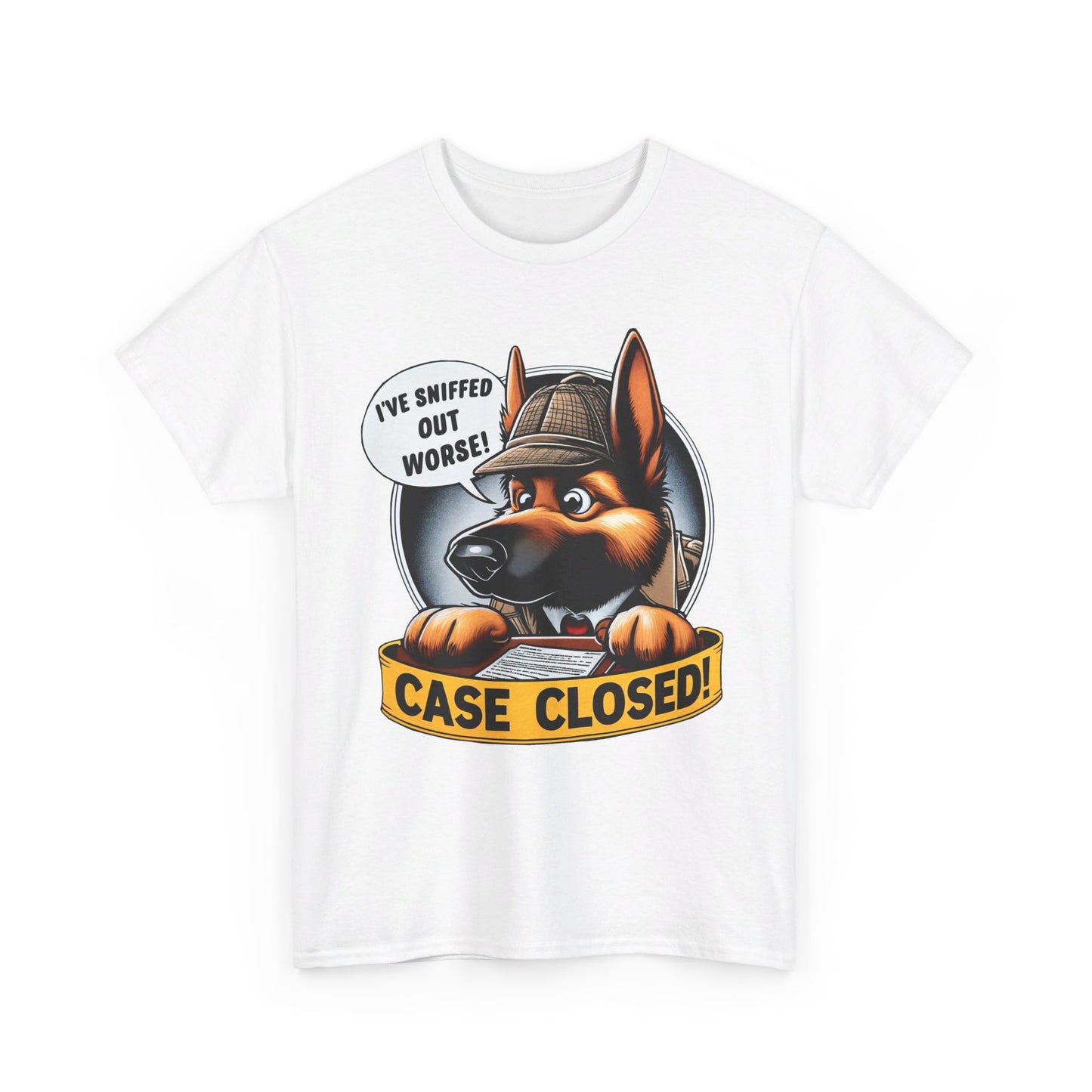 Case Closed T-Shirt (13 colors) (German Shepherd)