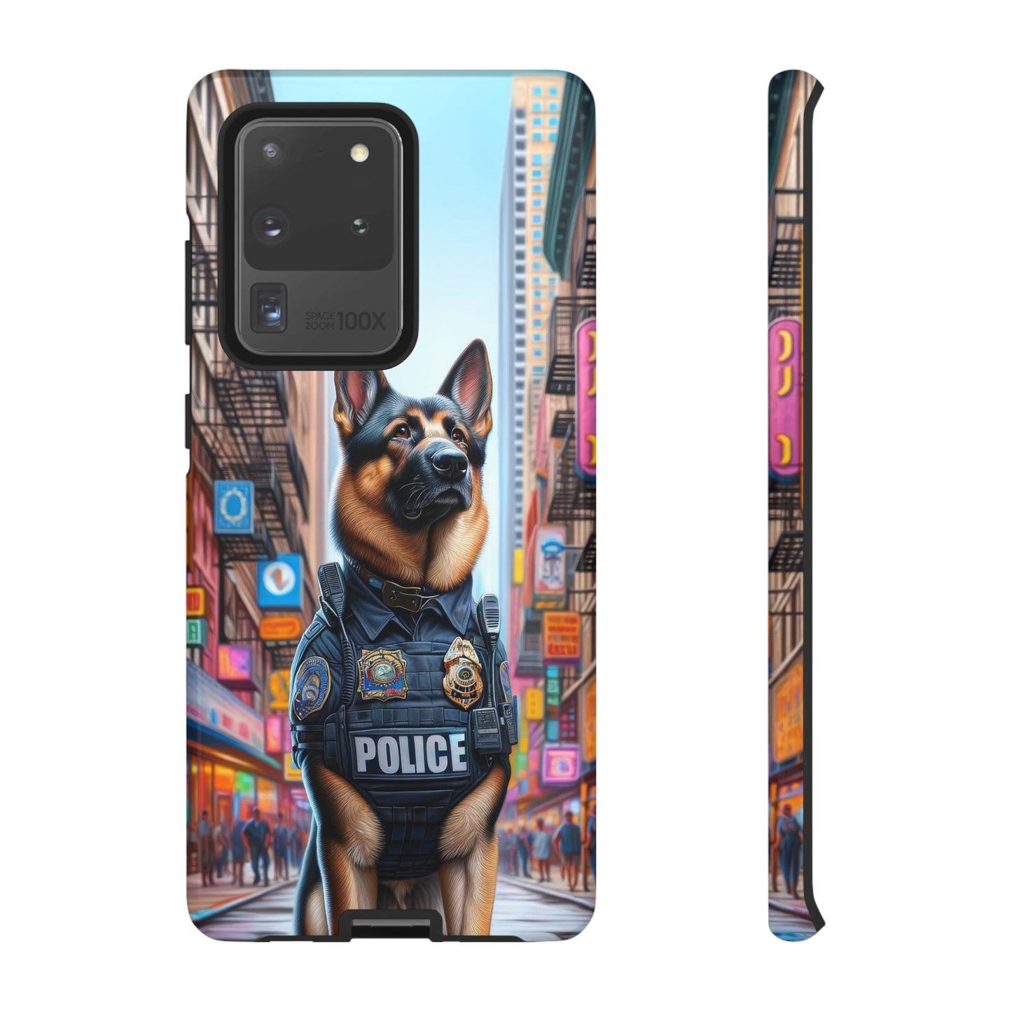 German Shepherd Police Officer Phone Case