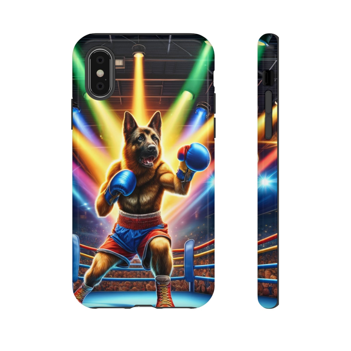 German Shepherd Boxing Phone Case