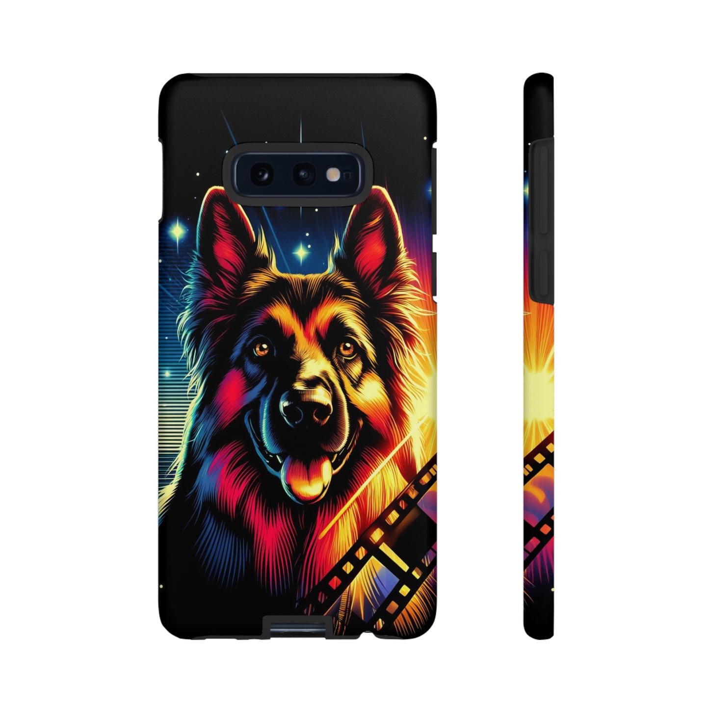 Comic book style German Shepherd Phone Case