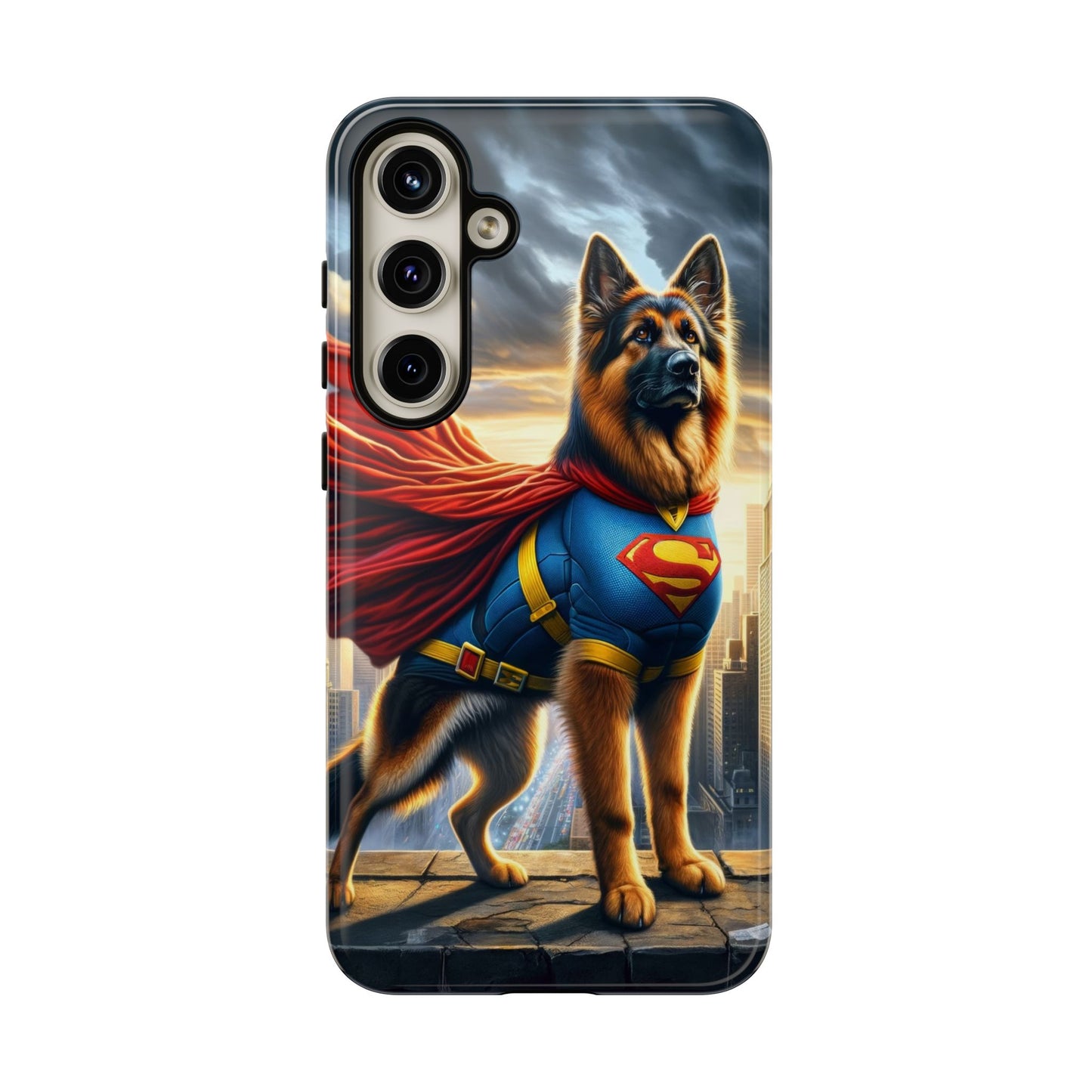 German Shepherd Superhero Phone Case