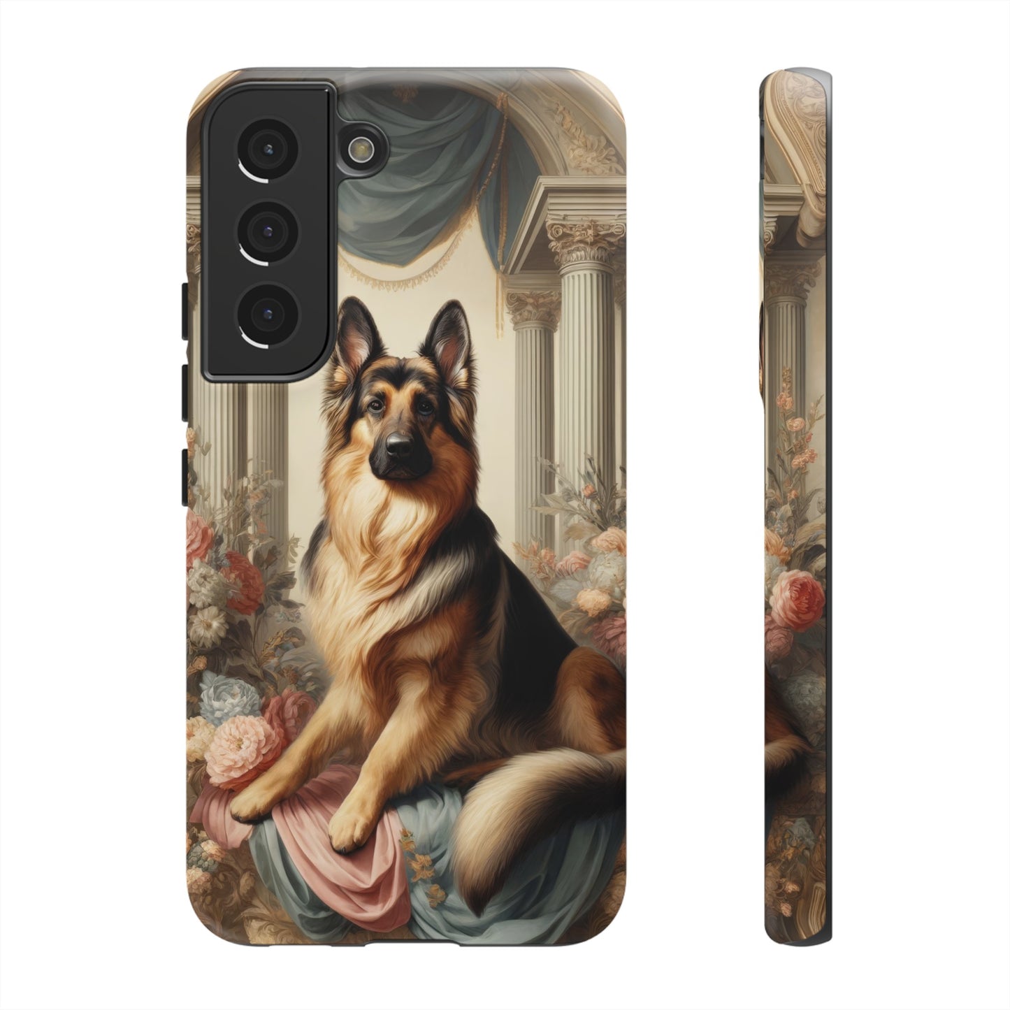 Neo-classical German Shepherd Phone Case