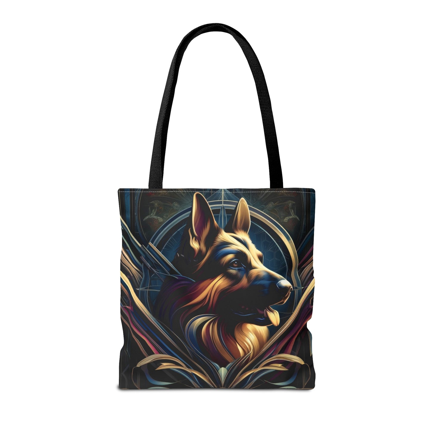 Gothic inspired German Shepherd Tote Bag