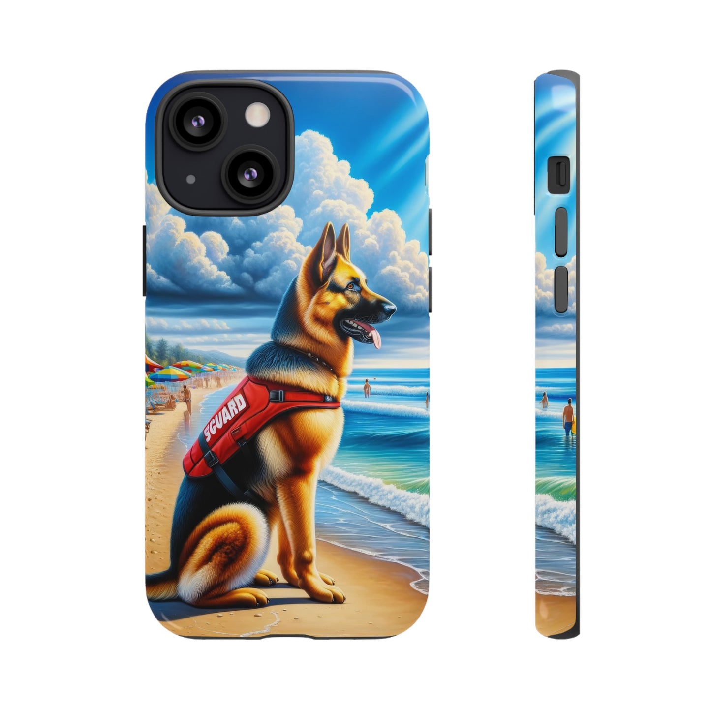 German Shepherd Lifeguard Phone Case