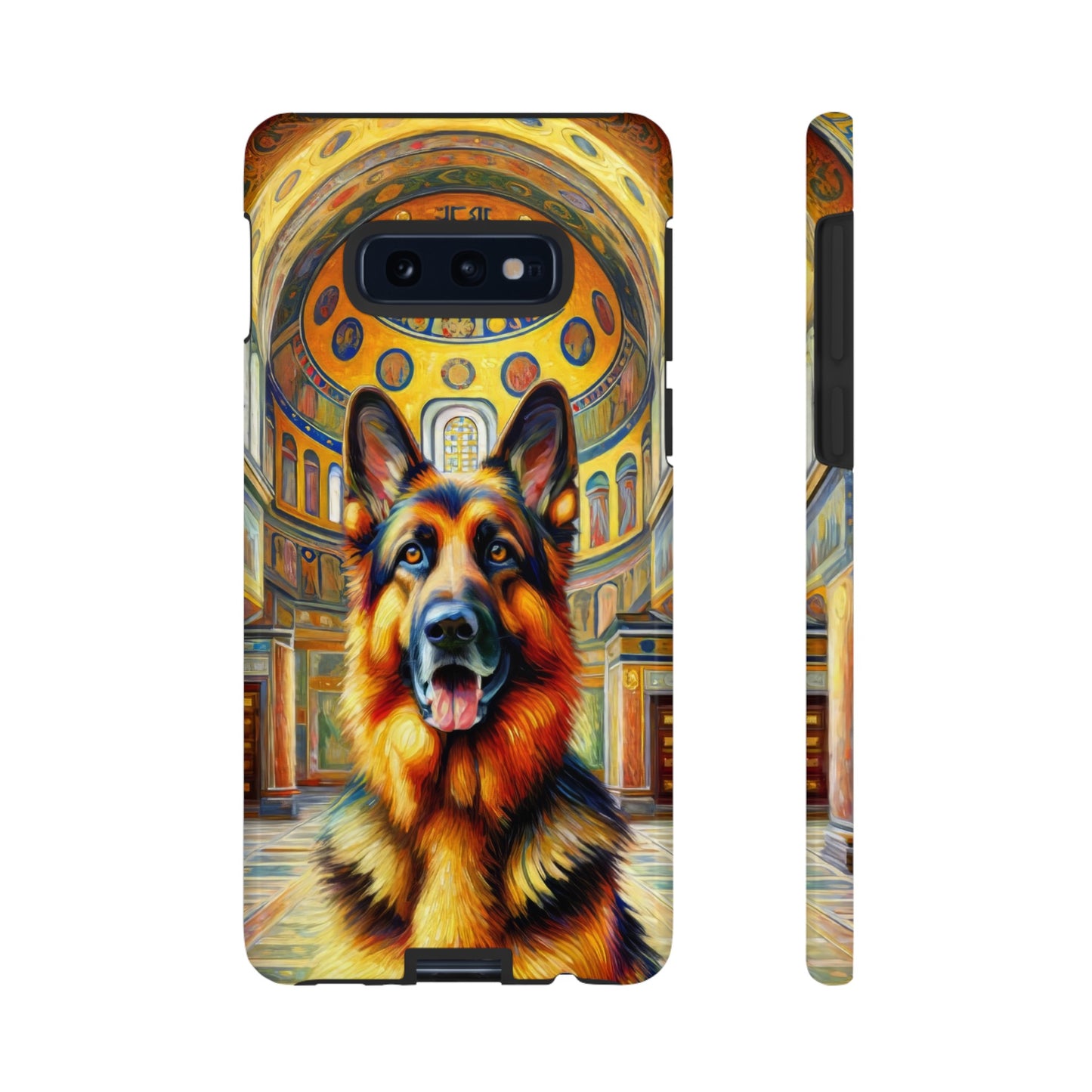 Neo-impressionist German Shepherd Phone Case