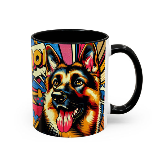 Anime style German Shepherd Coffee Mug