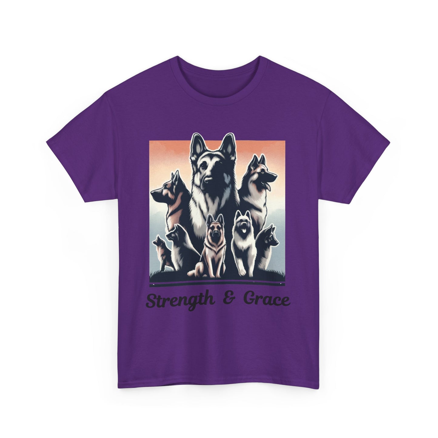 Strength And Grace T-Shirt (13 colors) (German Shepherd)