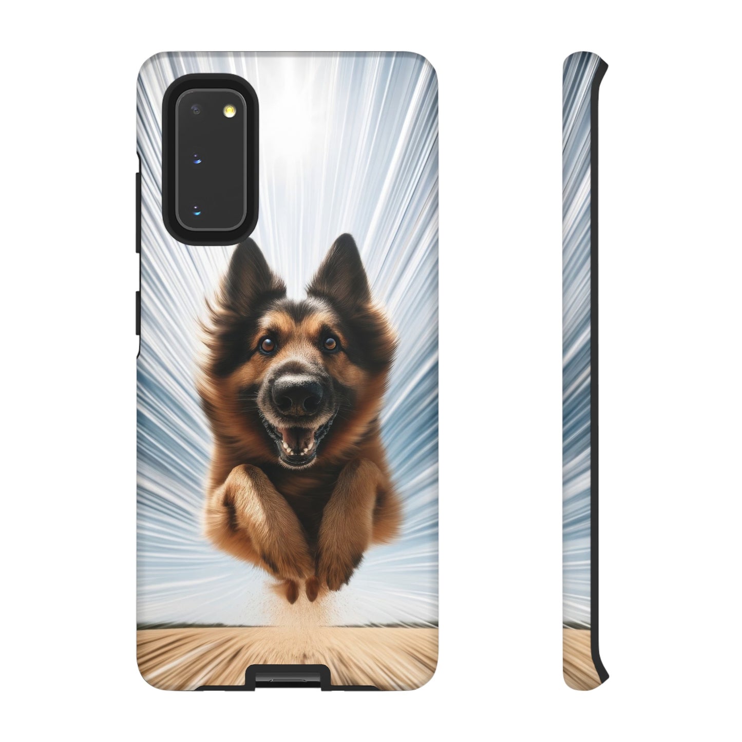 Motion blur German Shepherd Phone Case