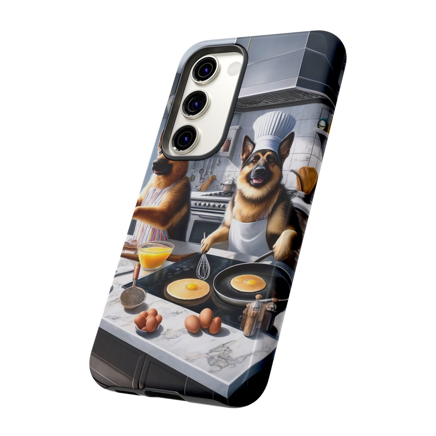 Cooking German Shepherds Tough Phone Case