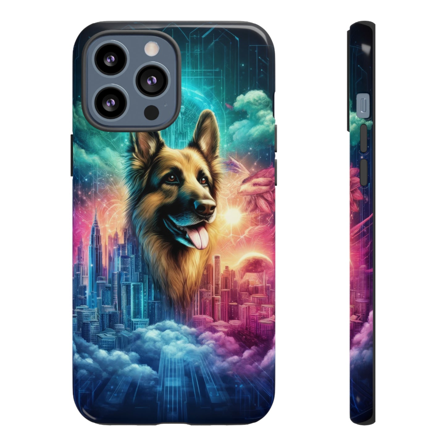 Dreamy fantasy German Shepherd Phone Case