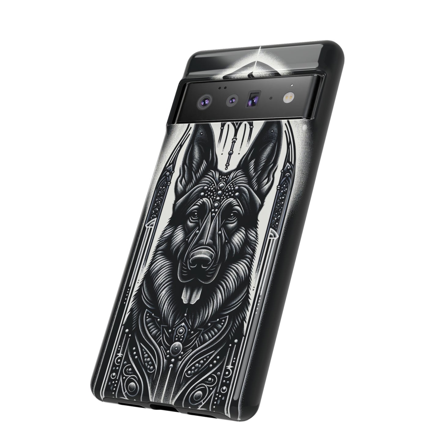 Futuristic German Shepherd Phone Case