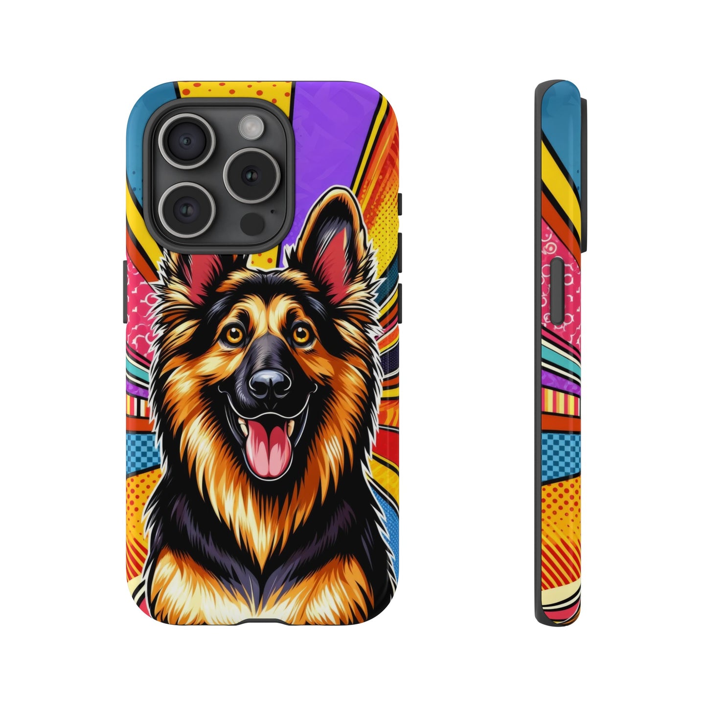 Anime style German Shepherd Phone Case