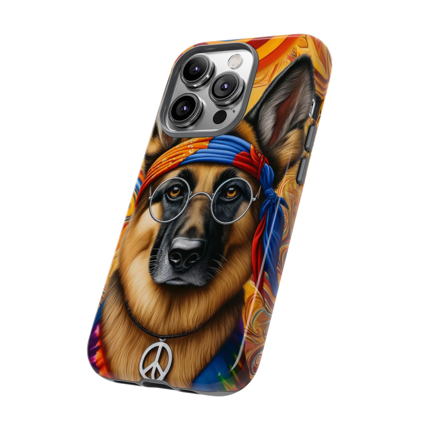 Hippie German Shepherd Tough Phone Case