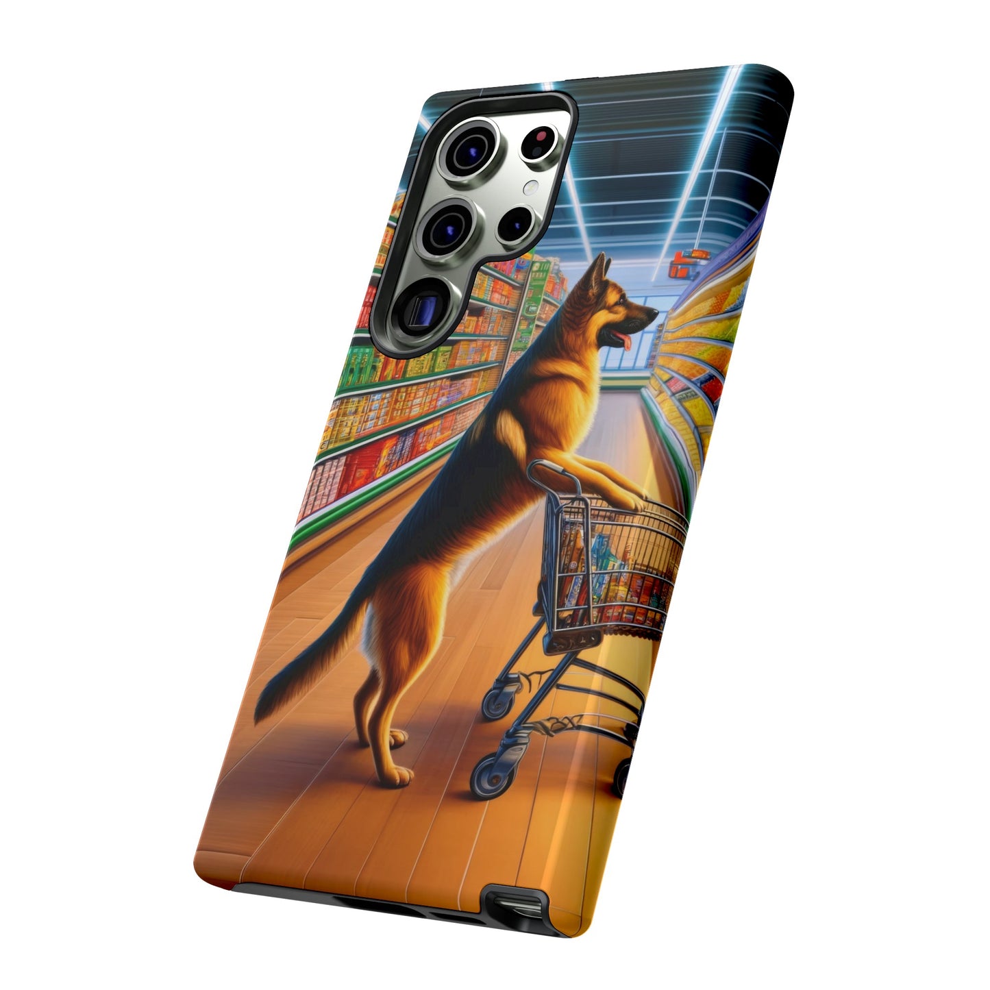 German Shepherd Shopping Phone Case