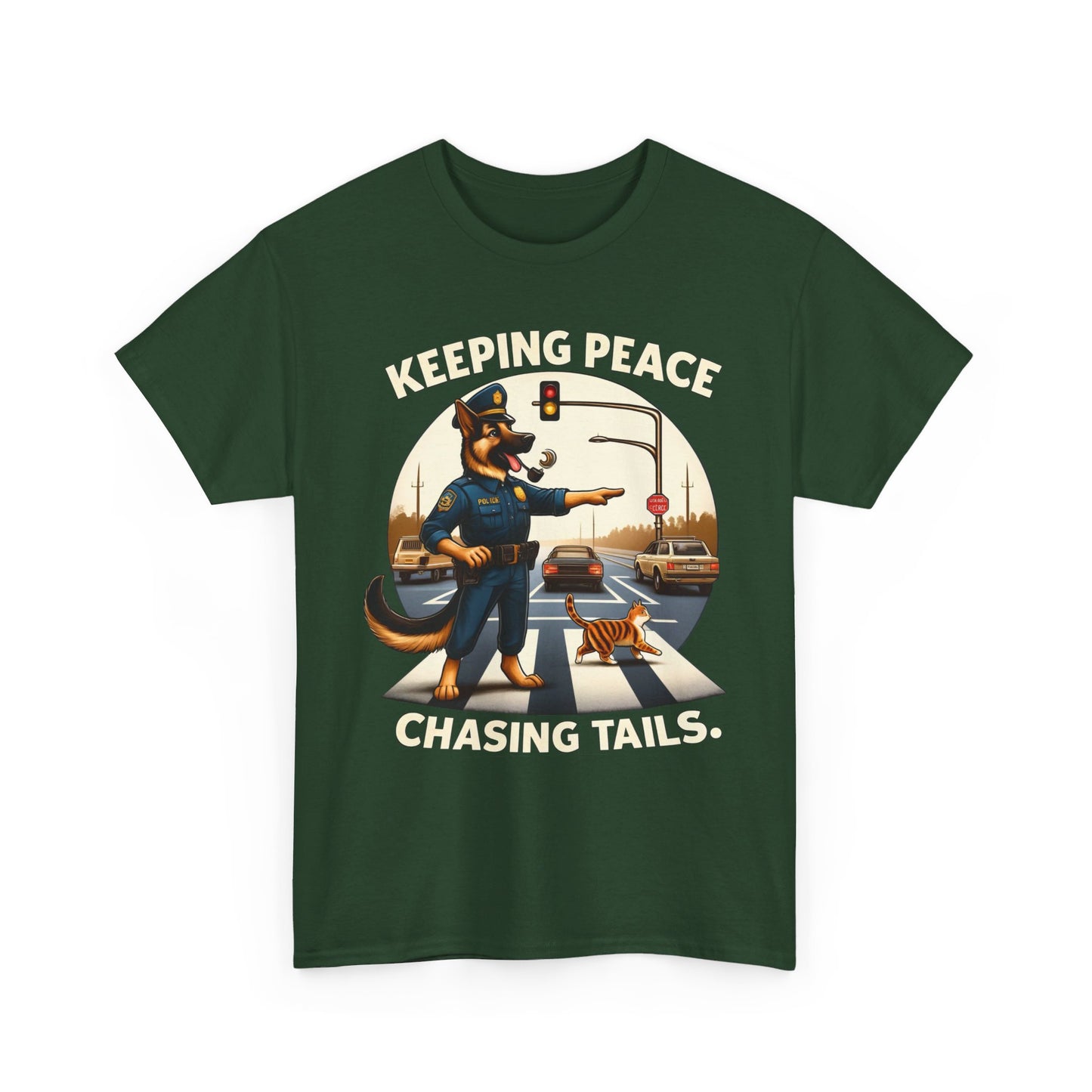 Keeping Peace T-Shirt (13 colors) (German Shepherd)