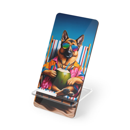 German Shepherd Vacation Smartphone Stand