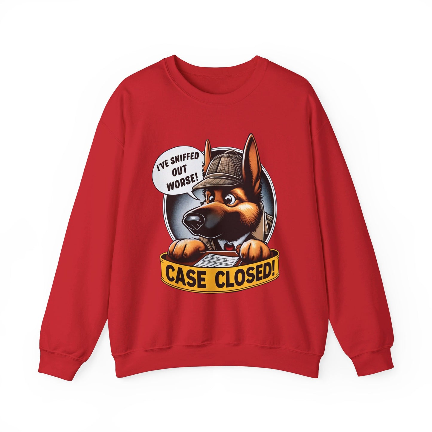 Case Closed Sweatshirt (10 colors) (German Shepherd)