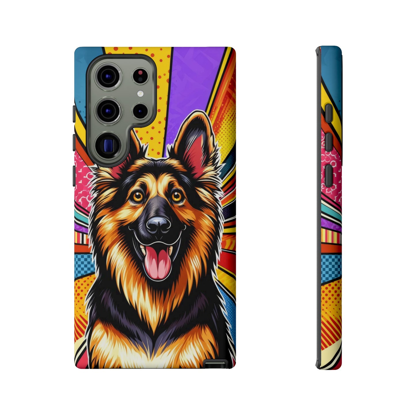 Anime style German Shepherd Phone Case