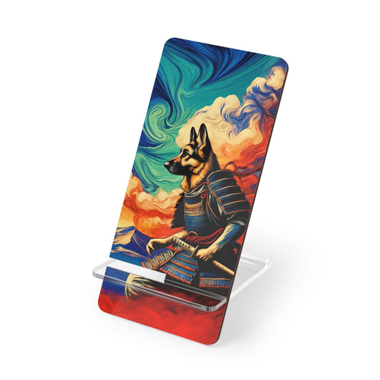 Samurai German Shepherd Smartphone Stand