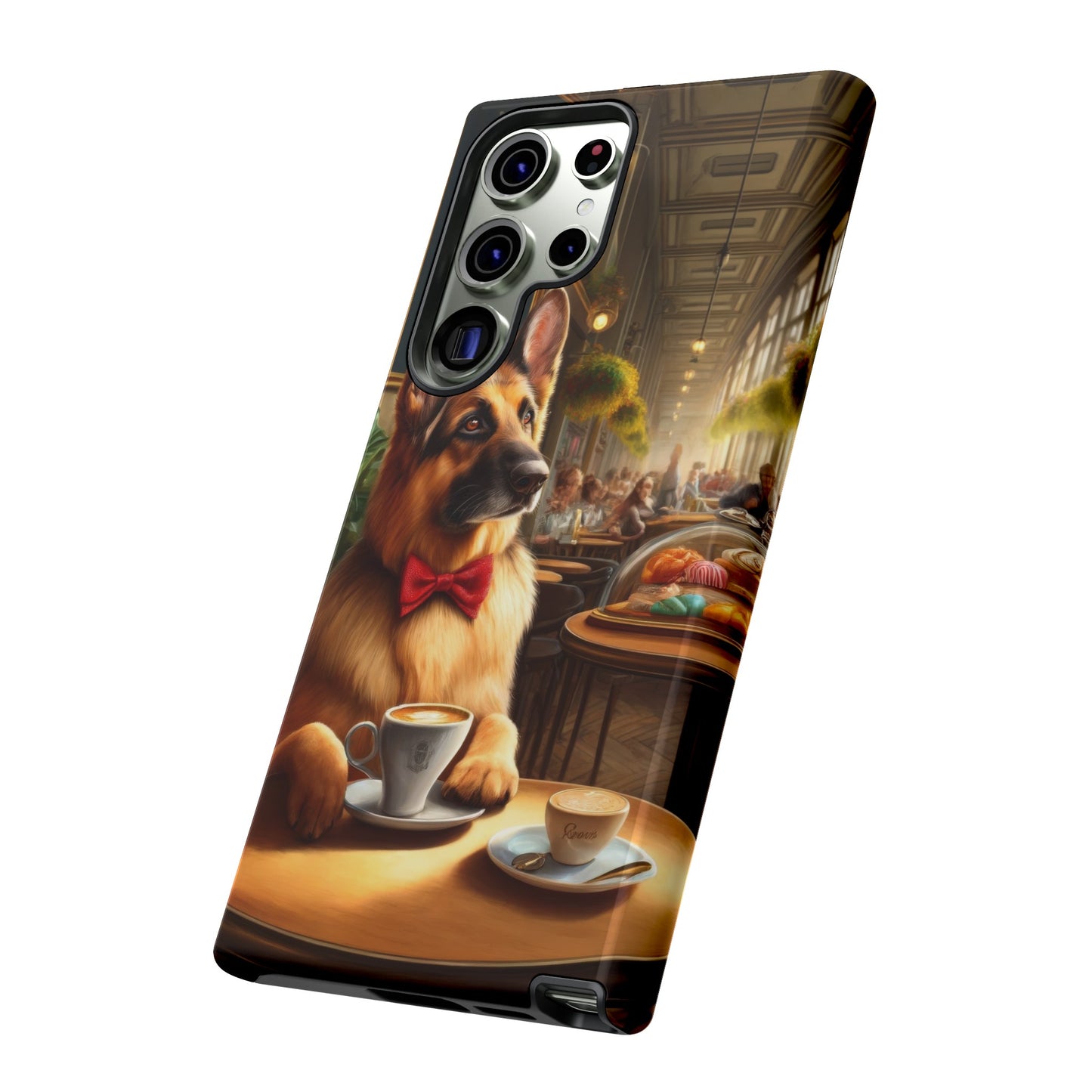 German Shepherd Drinking Phone Case