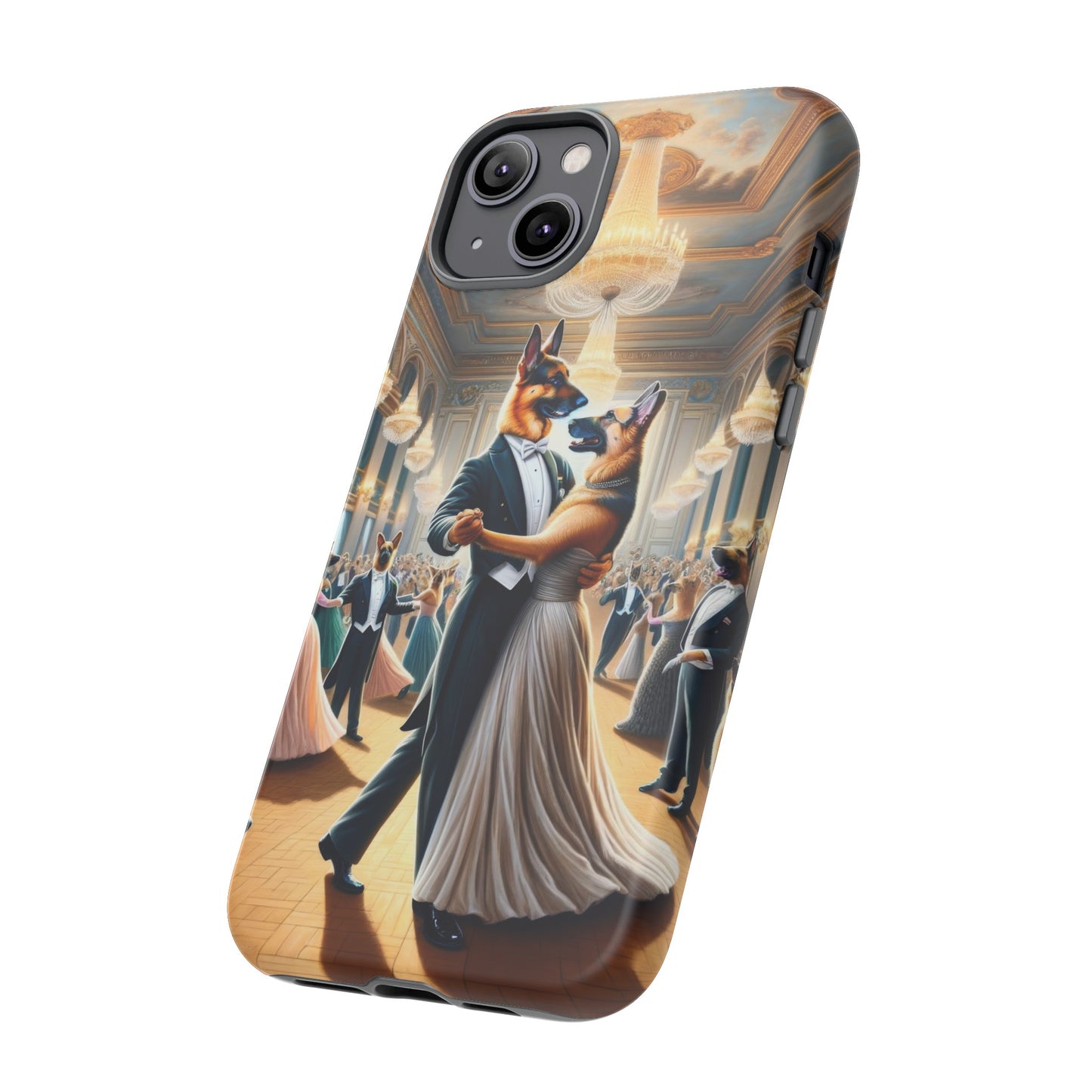 Dancing German Shepherds Tough Phone Case