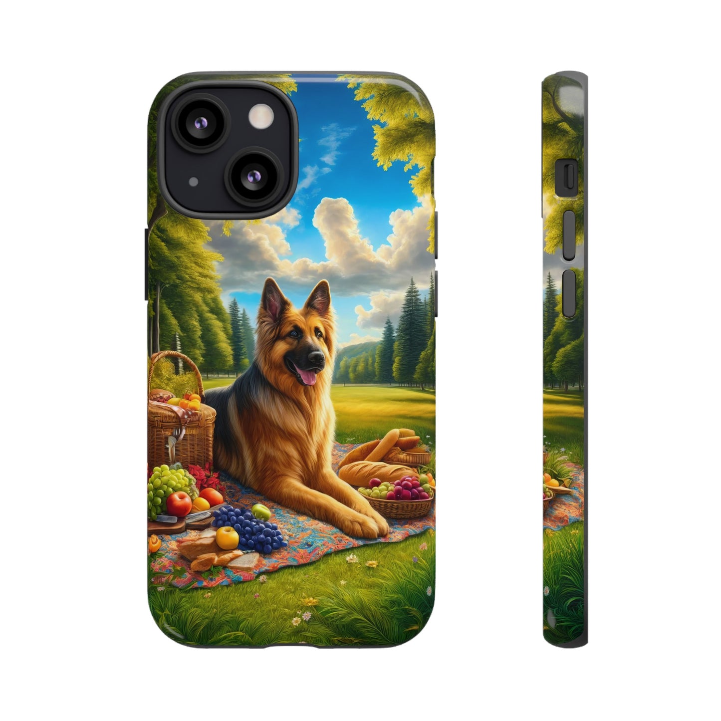 German Shepherd Giving a Speech Phone Case