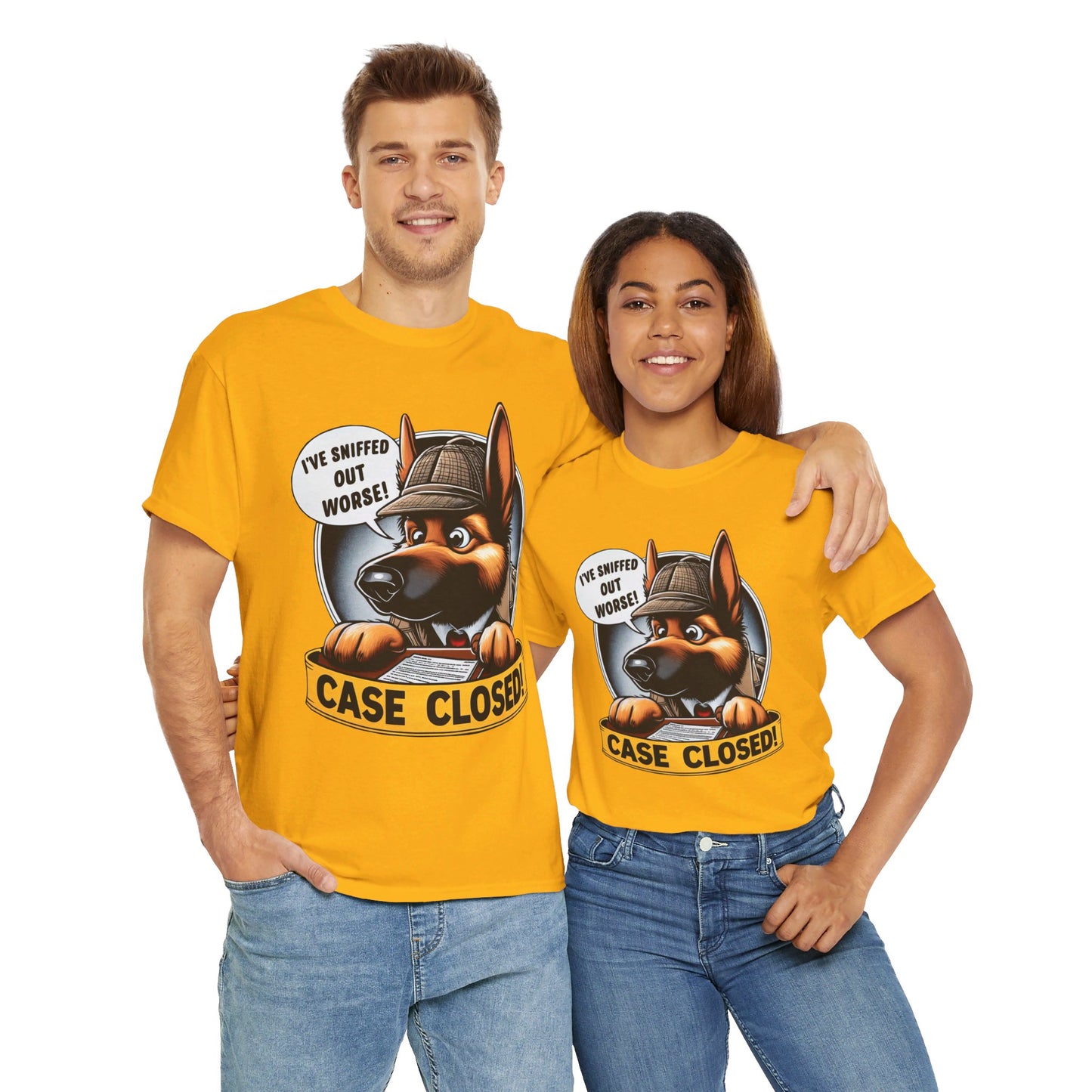 Case Closed T-Shirt (13 colors) (German Shepherd)