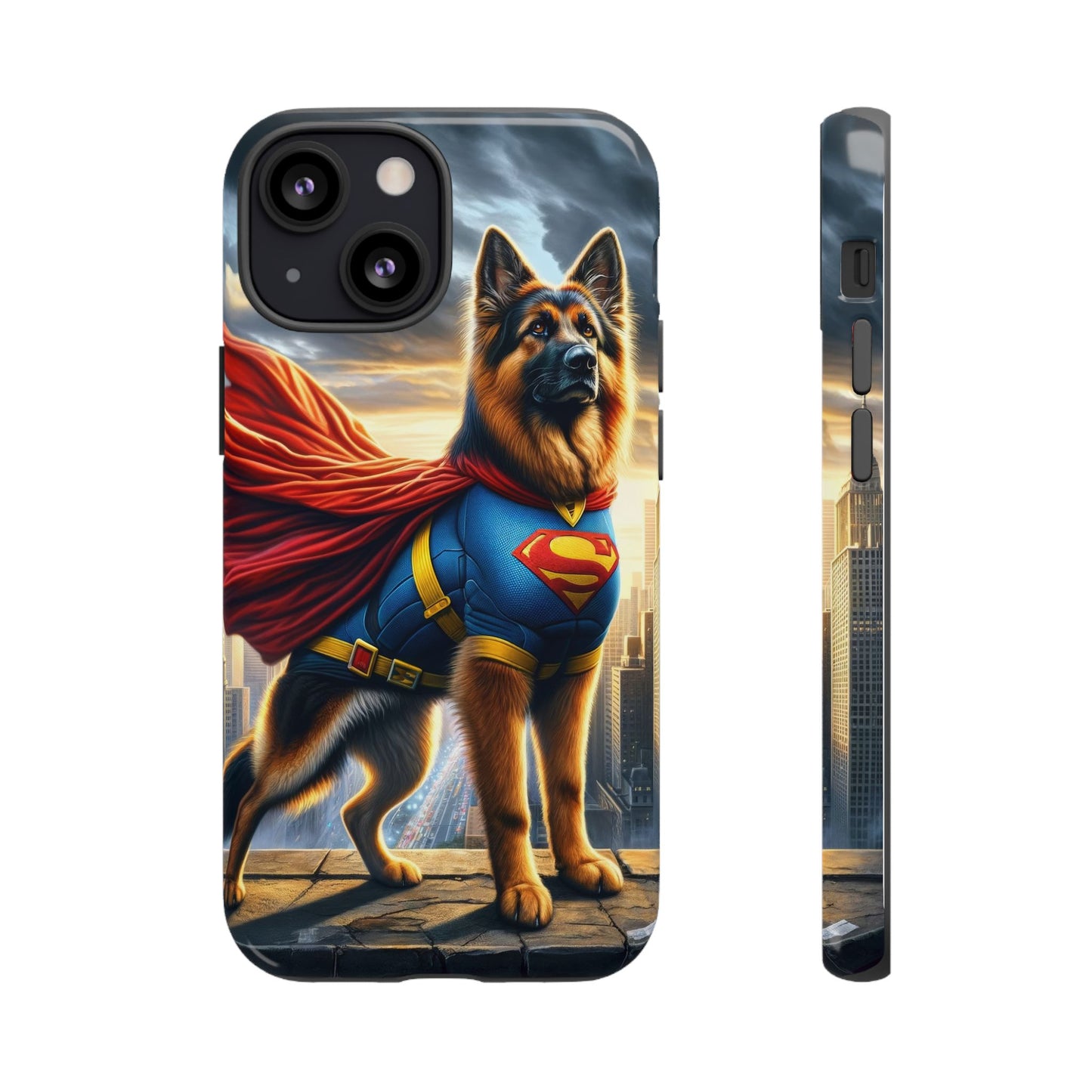 German Shepherd Superhero Phone Case