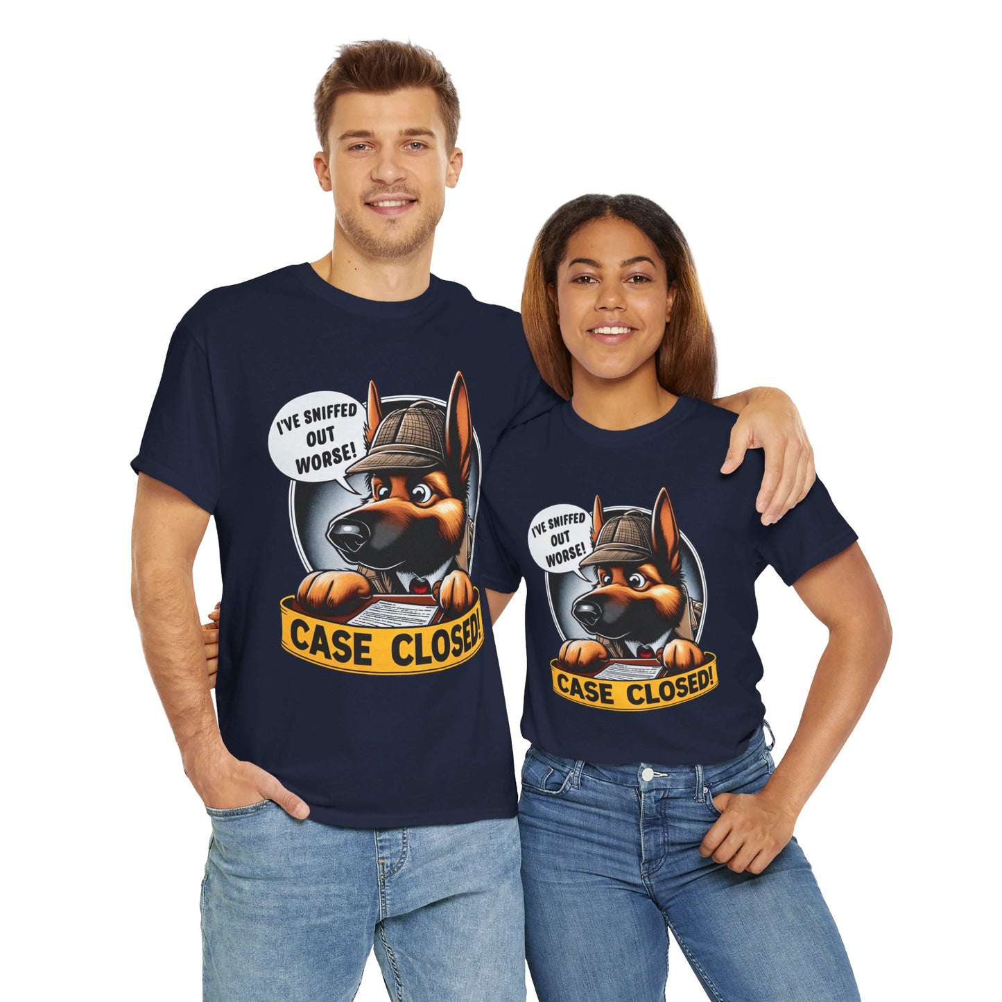 Case Closed T-Shirt (13 colors) (German Shepherd)