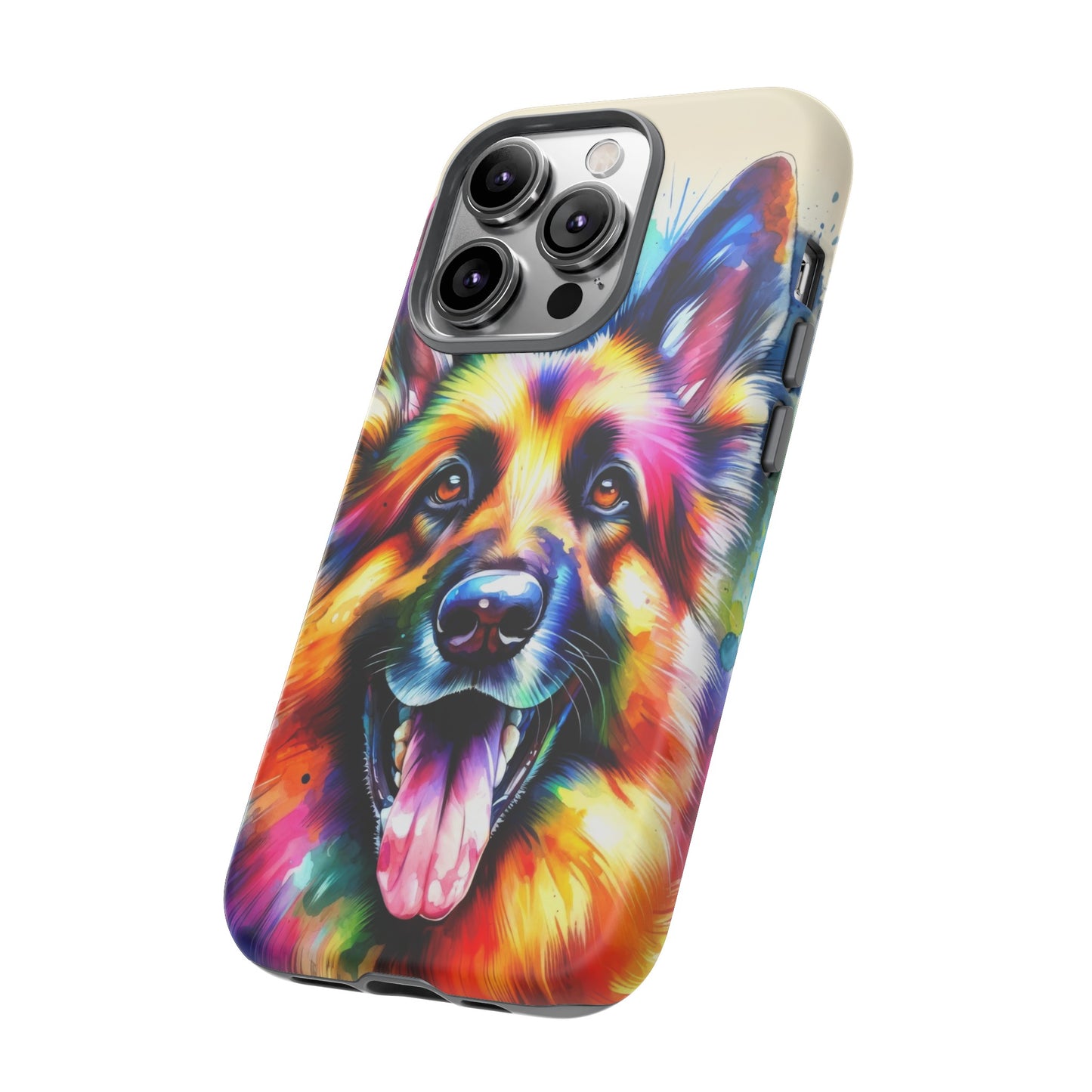 German Shepherd in Watercolor Tough Phone Case