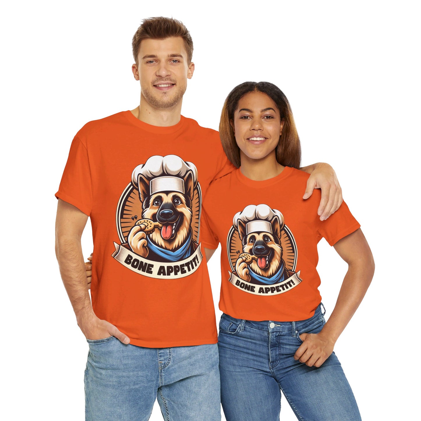 Bone Appetit T-Shirt (13 colors) (German Shepherd)