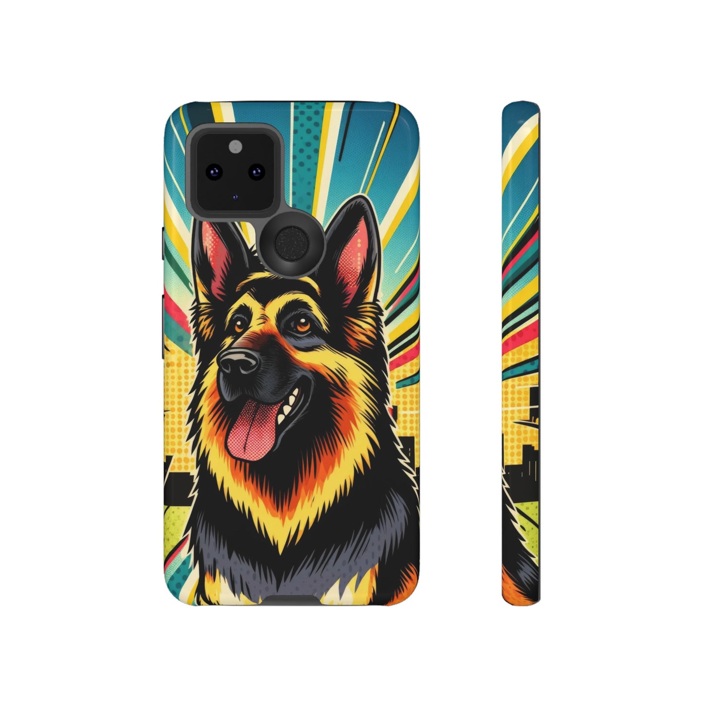 Comic style German Shepherd Phone Case