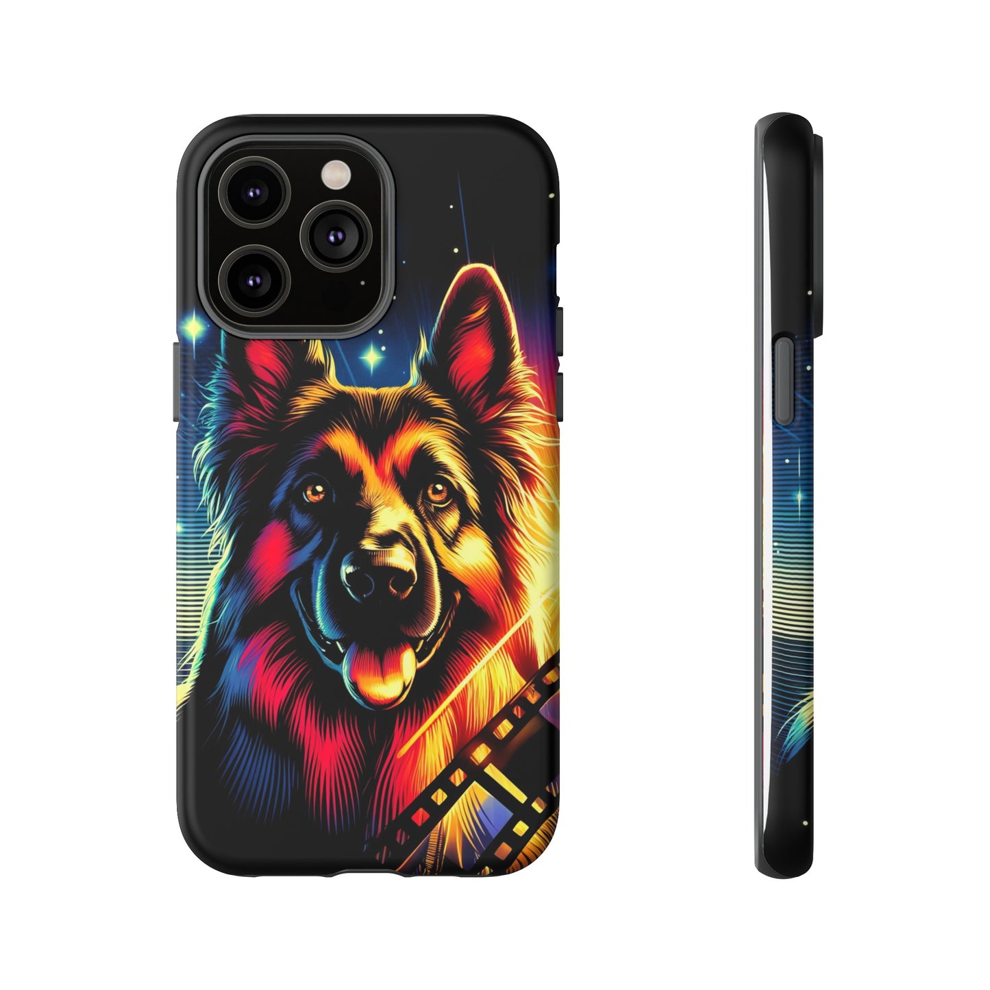 Comic book style German Shepherd Phone Case