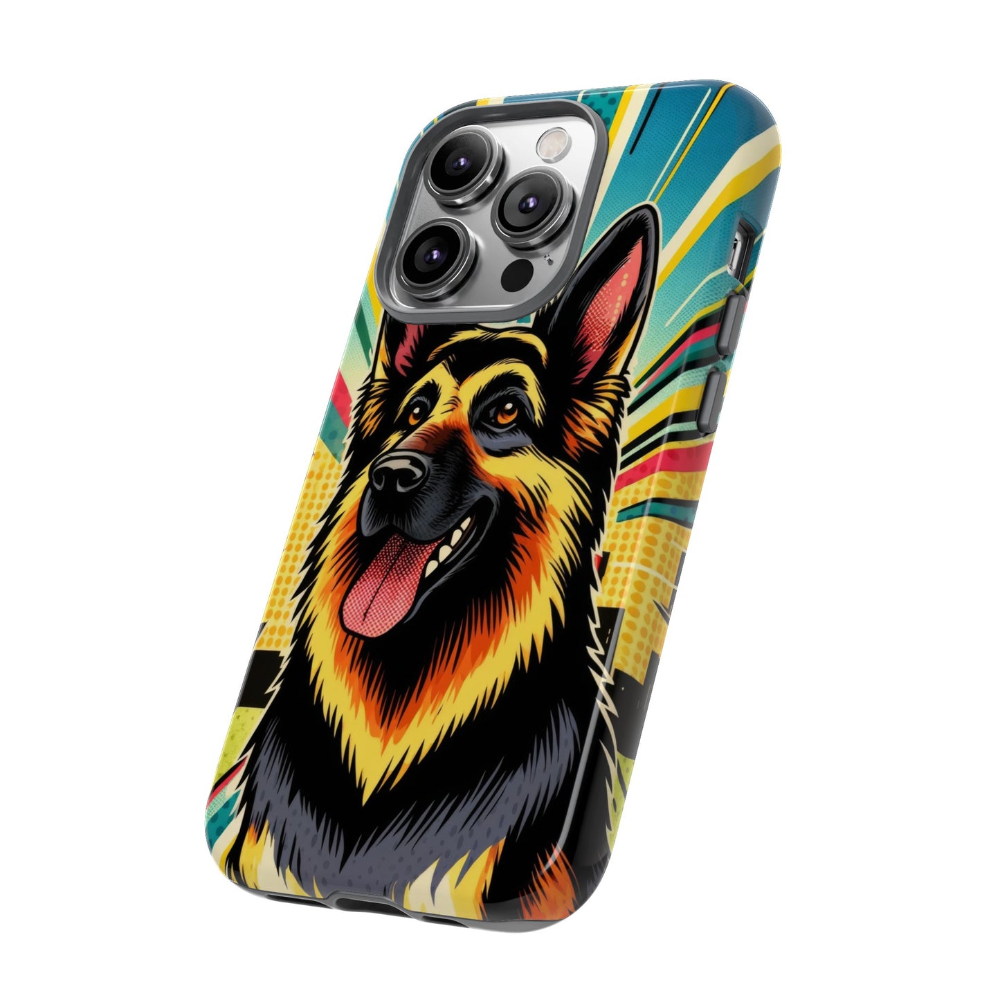 Comic style German Shepherd Phone Case