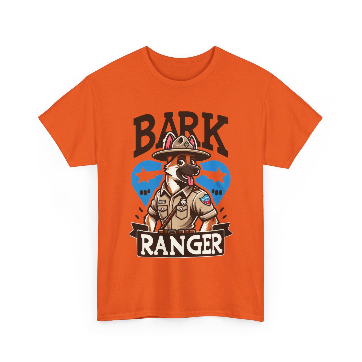 Bark Ranger On Duty T-Shirt (13 colors) (German Shepherd)