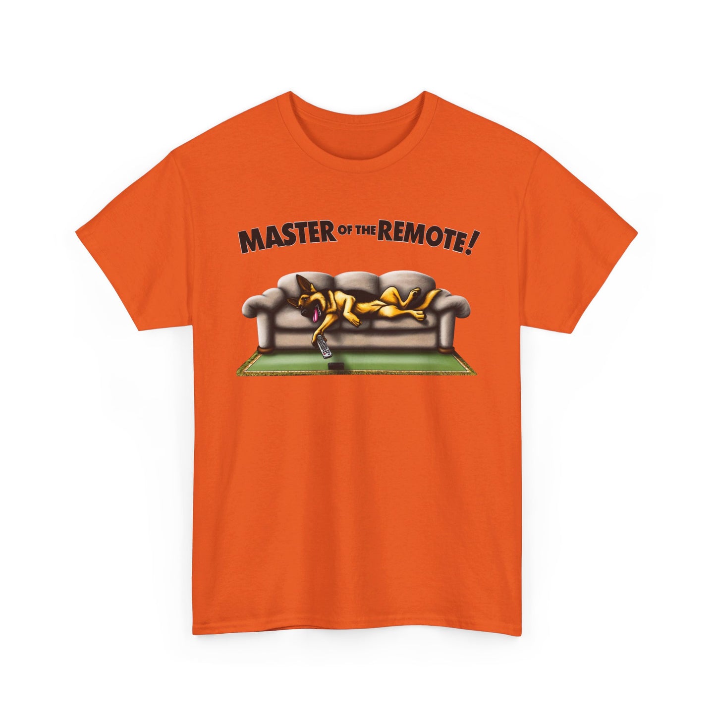 Master of the Remote! T-Shirt (13 colors) (German Shepherd)