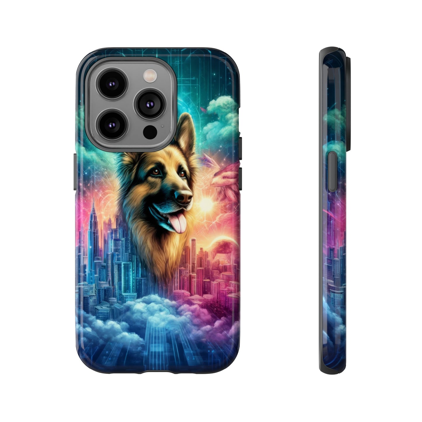 Dreamy fantasy German Shepherd Phone Case