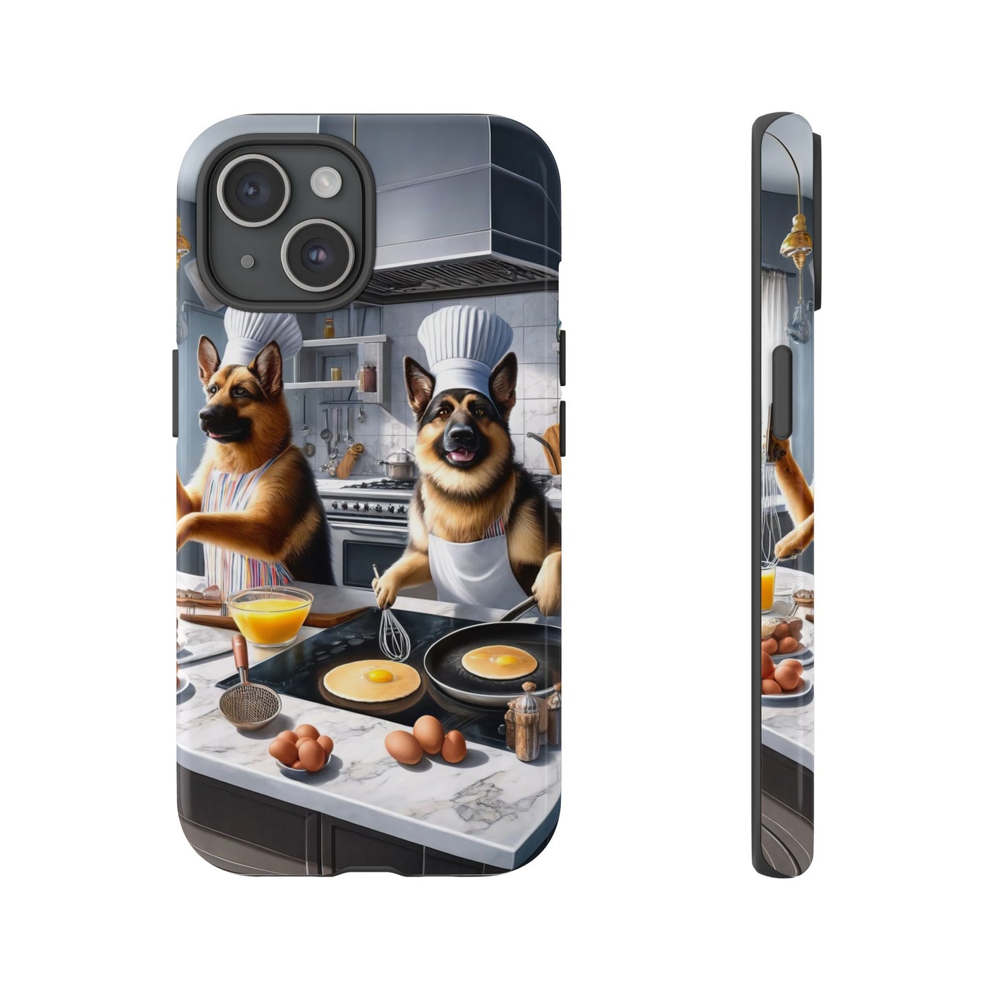 Cooking German Shepherds Tough Phone Case