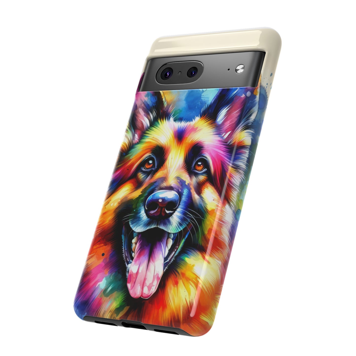 German Shepherd in Watercolor Tough Phone Case