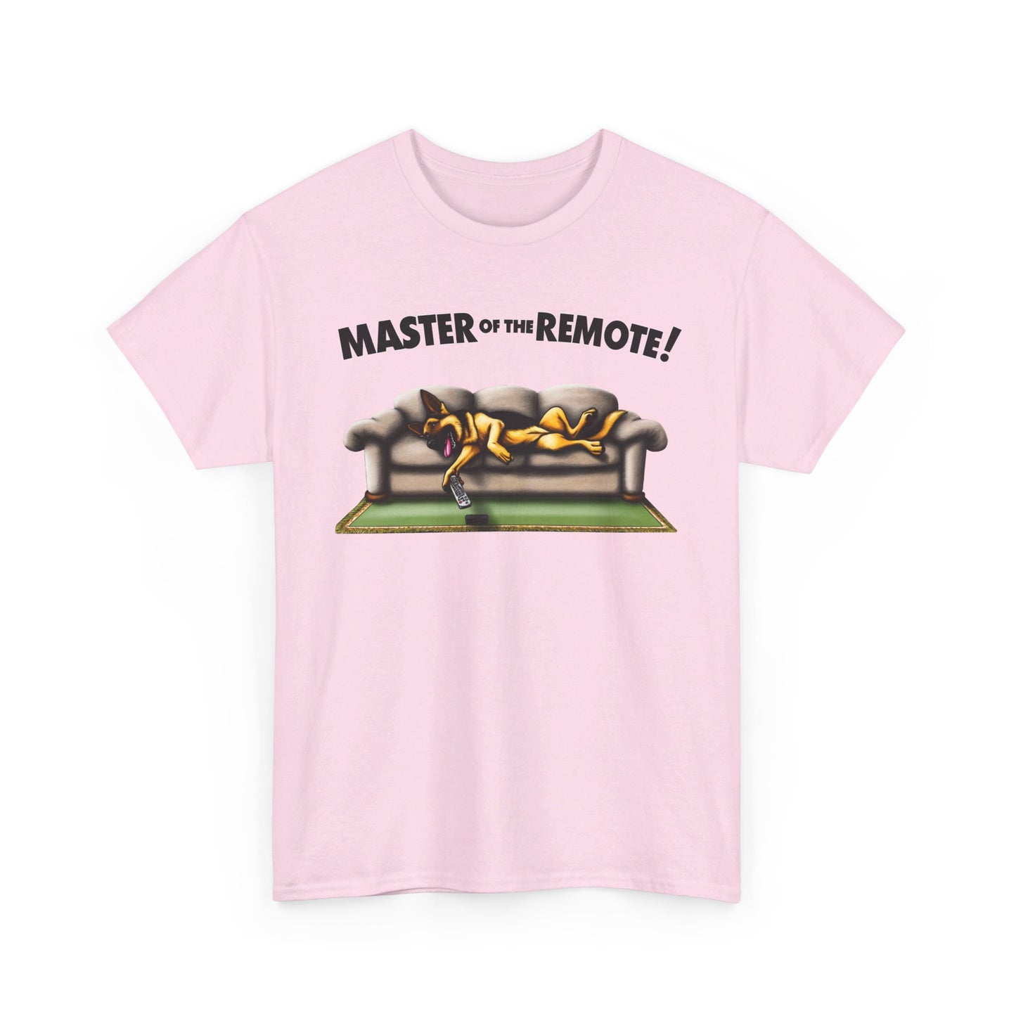 Master of the Remote! T-Shirt (13 colors) (German Shepherd)