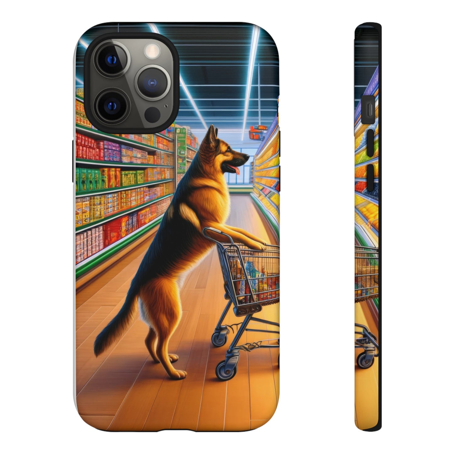 German Shepherd Shopping Phone Case