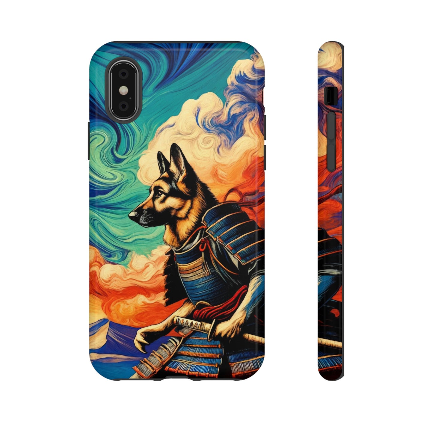 Samurai German Shepherd Phone Case