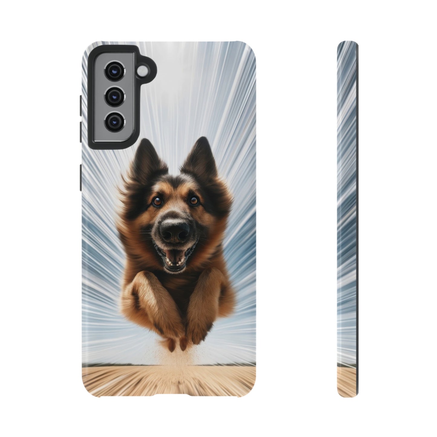 Motion blur German Shepherd Phone Case