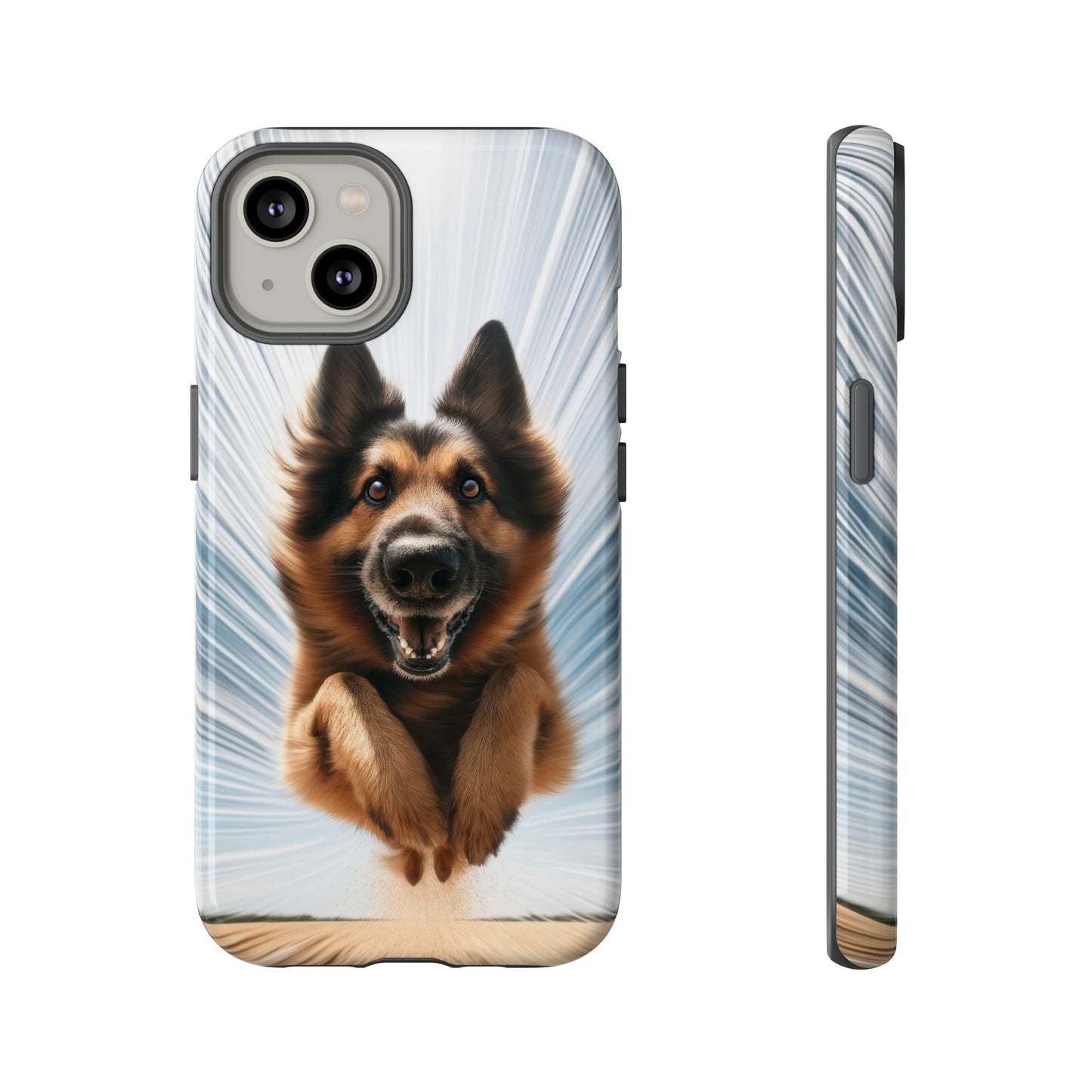 Motion blur German Shepherd Phone Case