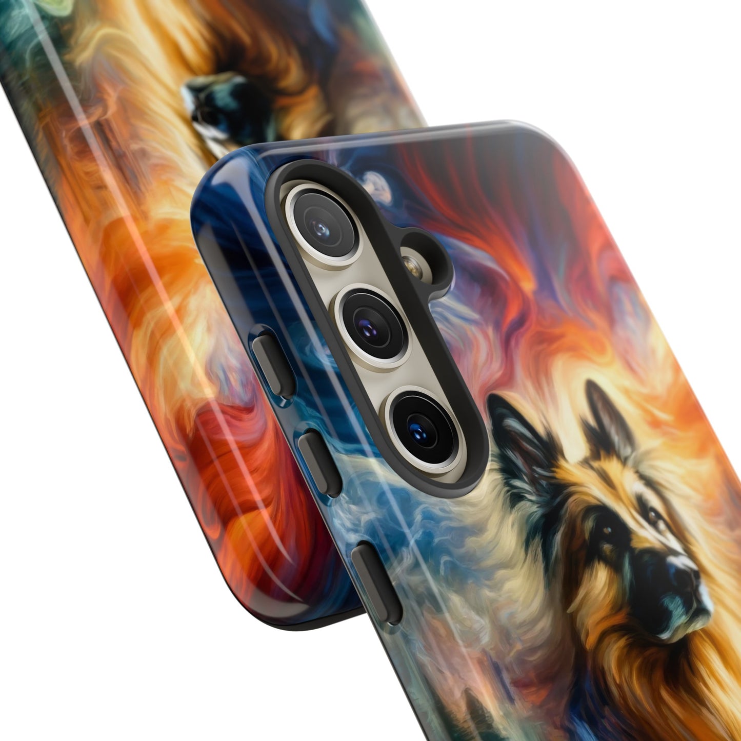 Expressionism and fantasy German Shepherd Phone Case