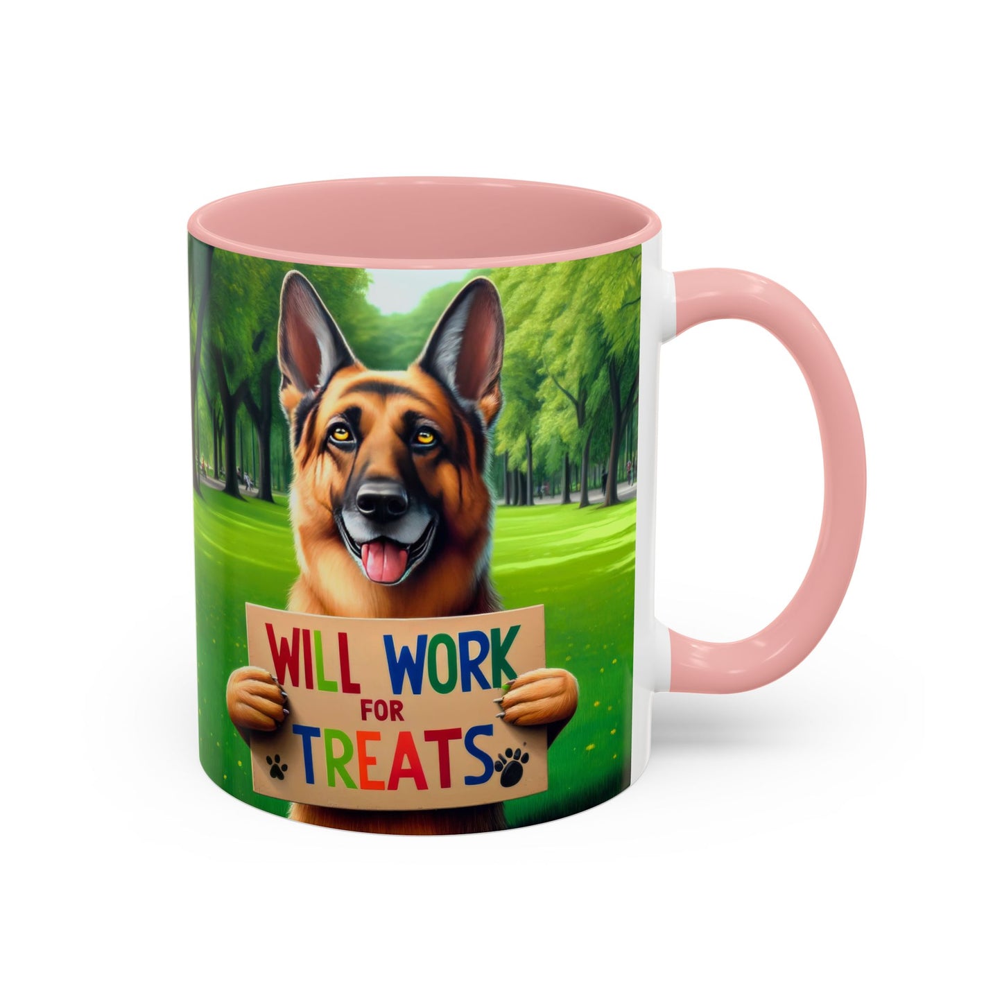 German Shepherd Begger Coffee Mug