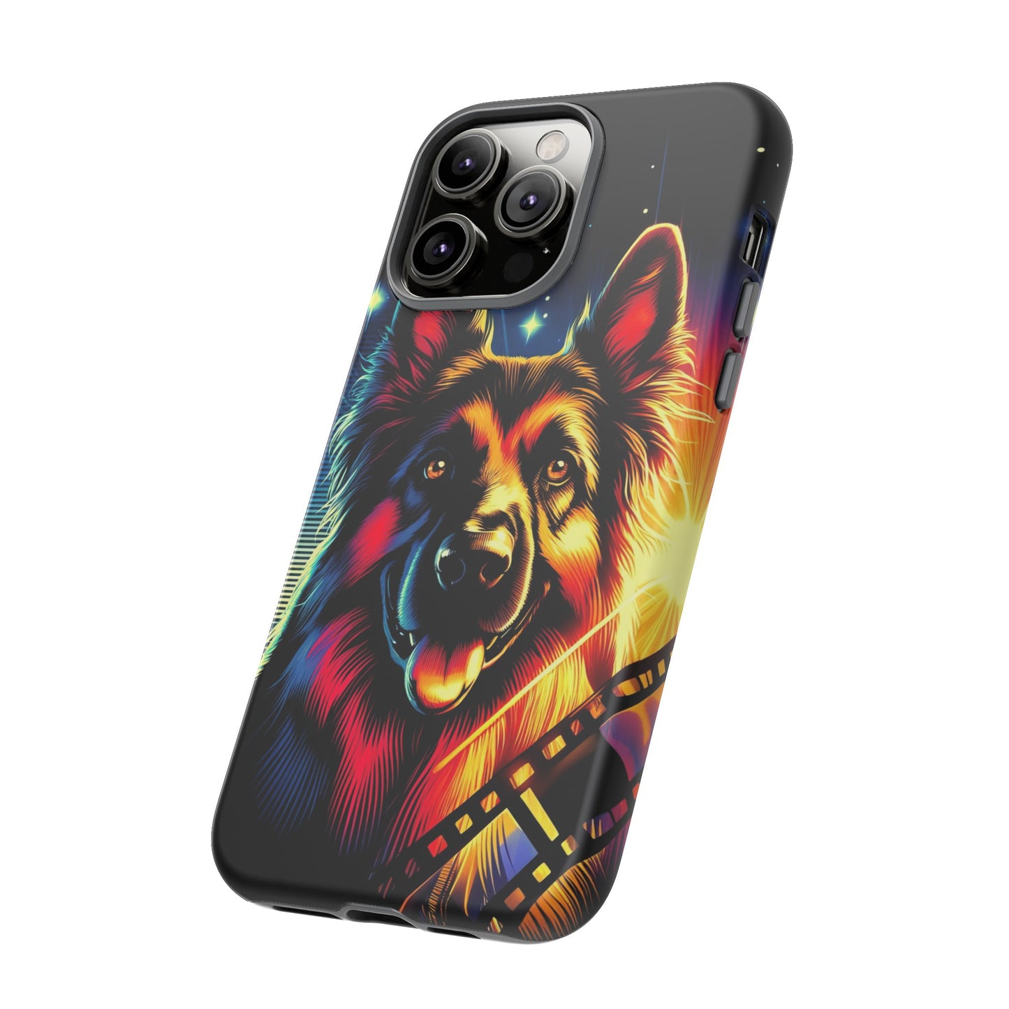 Comic book style German Shepherd Phone Case