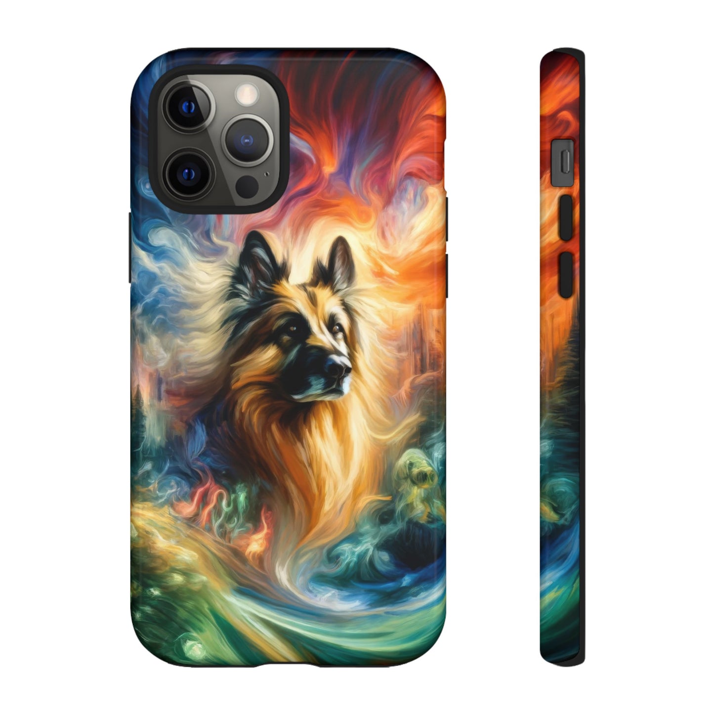 Expressionism and fantasy German Shepherd Phone Case