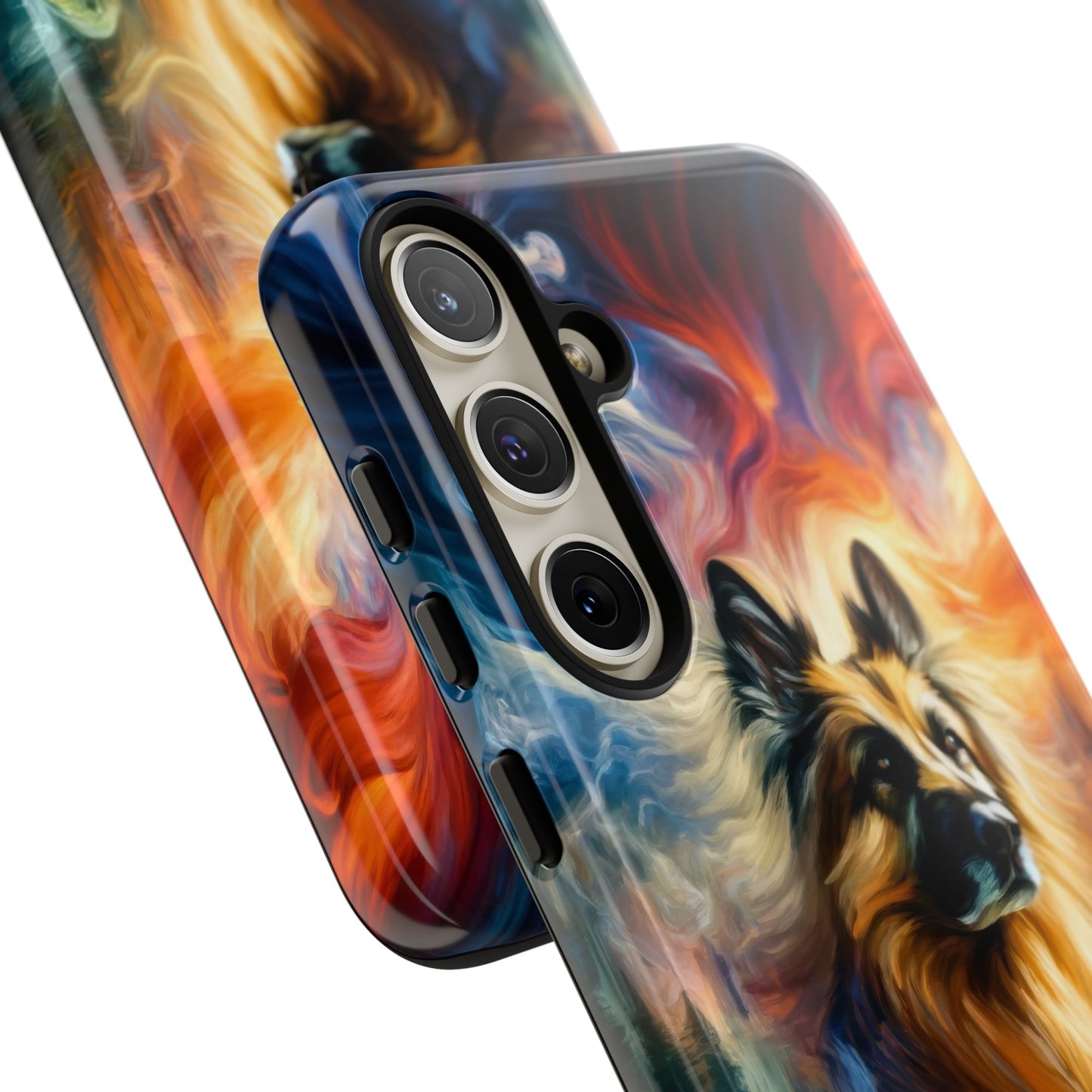 Expressionism and fantasy German Shepherd Phone Case